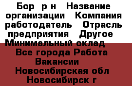 Бор. р-н › Название организации ­ Компания-работодатель › Отрасль предприятия ­ Другое › Минимальный оклад ­ 1 - Все города Работа » Вакансии   . Новосибирская обл.,Новосибирск г.